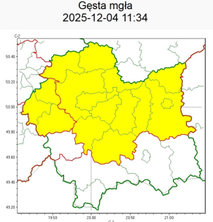 OSTRZEŻENIA  METEOROLOGICZNE  ZBIORCZO  NR 295