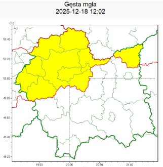 OSTRZEŻENIA METEOROLOGICZNE ZBIORCZO NR 308