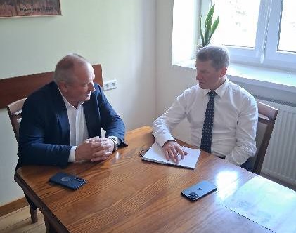 Spotkanie Burmistrza Książa Wielkiego z Ministrem Turystyki i Sportu