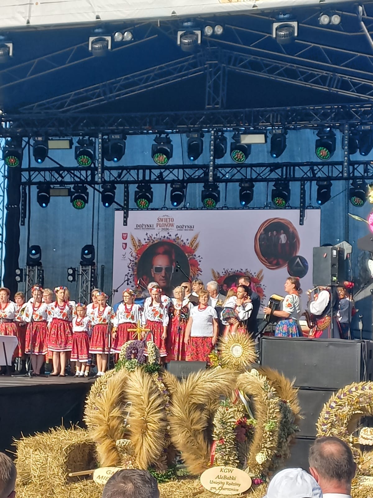 Gmina Książ Wielki na Dożynkach Powiatu Miechowskiego.