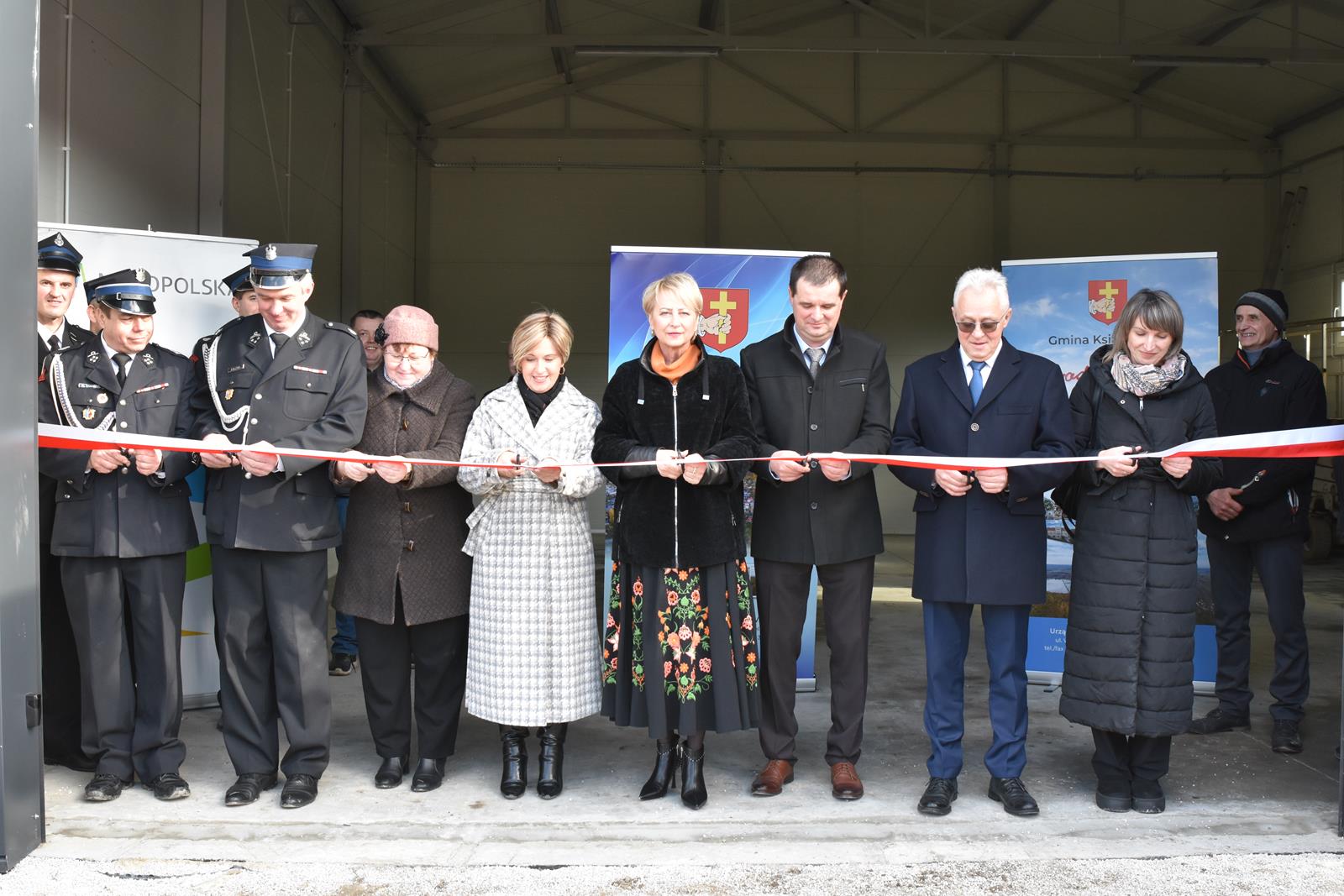 Oficjalny odbiór garażu dla OSP Moczydło