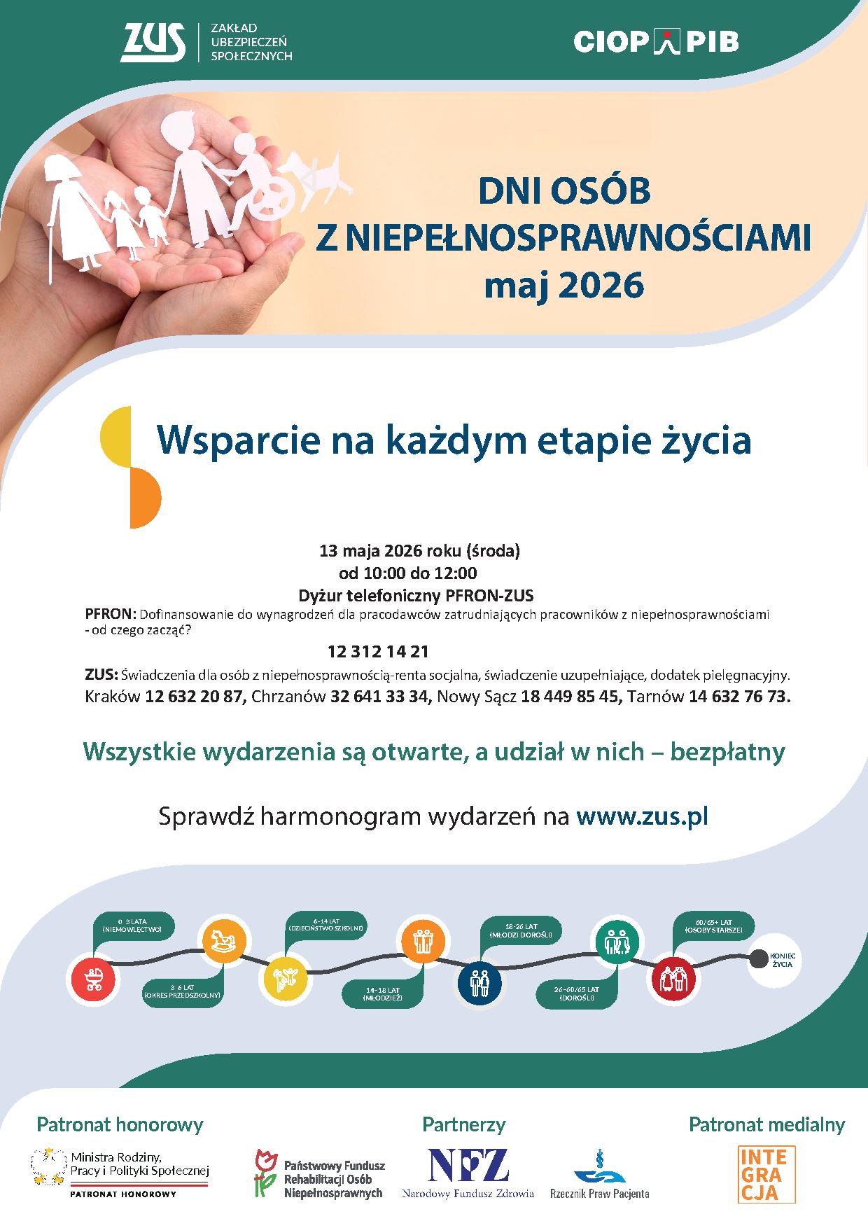 Dni osób z niepełnosprawnościami maj 2026