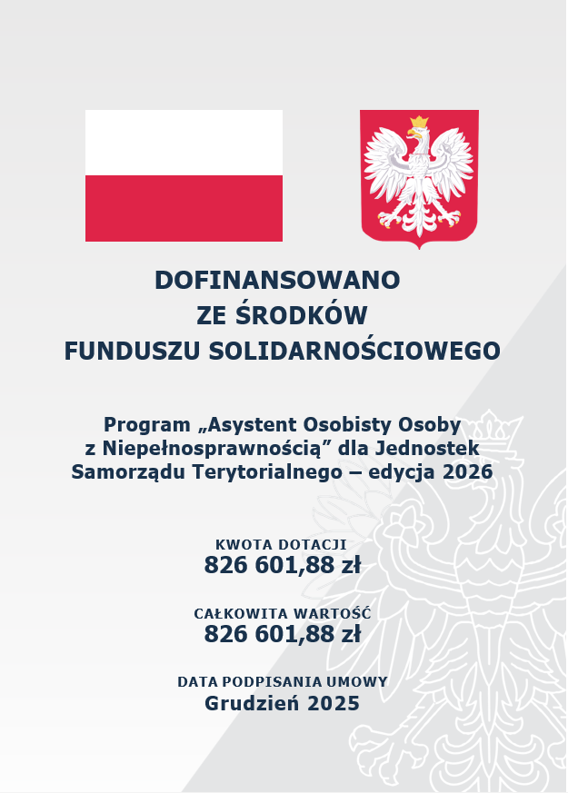 Informacja o przystąpieniu przez Gminę Książ Wielki do Programu Asystent Osobisty Osoby z Niepełnosprawnością