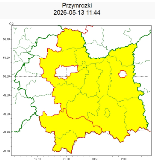 OSTRZEŻENIA METEOROLOGICZNE ZBIORCZO NR 120