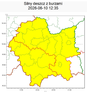 OSTRZEŻENIA METEOROLOGICZNE ZBIORCZO NR 139