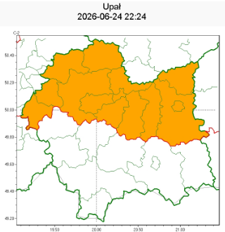 OSTRZEŻENIA METEOROLOGICZNE ZBIORCZO NR 151