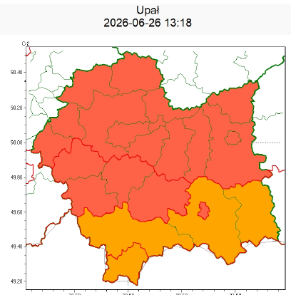 OSTRZEŻENIA METEOROLOGICZNE ZBIORCZO NR 153