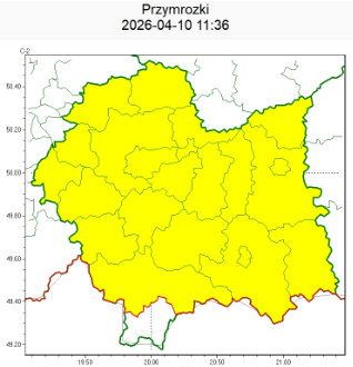 OSTRZEŻENIA METEOROLOGICZNE ZBIORCZO NR 87