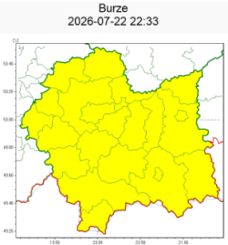OSTRZEŻENIA METEOROLOGICZNE ZBIORCZO NR 187