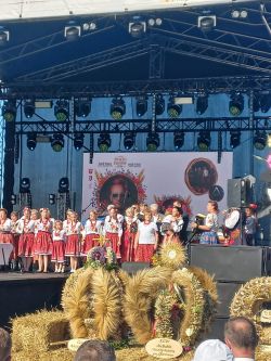 Gmina Książ Wielki na Dożynkach Powiatu Miechowskiego.