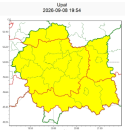 OSTRZEŻENIA METEOROLOGICZNE ZBIORCZO NR 221