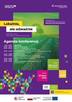 28 maja 2026: Konferencja „Innowacyjna Małopolska” w Ulinie Wielkiej
