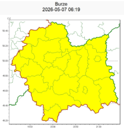OSTRZEŻENIA METEOROLOGICZNE ZBIORCZO NR 111