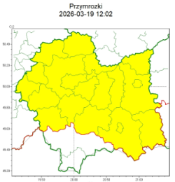 OSTRZEŻENIA METEOROLOGICZNE ZBIORCZO NR 68