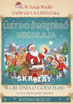 6 grudnia 2025: List do Świętego Mikołaja