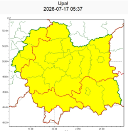 OSTRZEŻENIA METEOROLOGICZNE ZBIORCZO NR 178