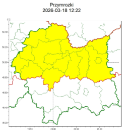 OSTRZEŻENIA METEOROLOGICZNE ZBIORCZO NR 67