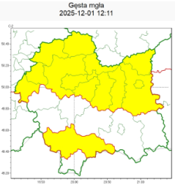 OSTRZEŻENIA METEOROLOGICZNE ZBIORCZO NR 290
