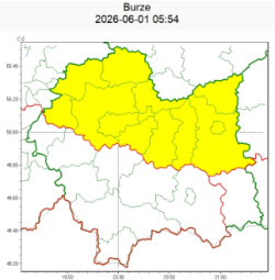 OSTRZEŻENIA METEOROLOGICZNE ZBIORCZO NR 131
